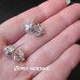 Ювелирные серьги Swarovski Цветочек кристалл